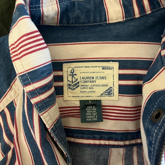 Vintage Ralph Lauren Jeans Company red white blue denim jacket - Picture 2 of 3